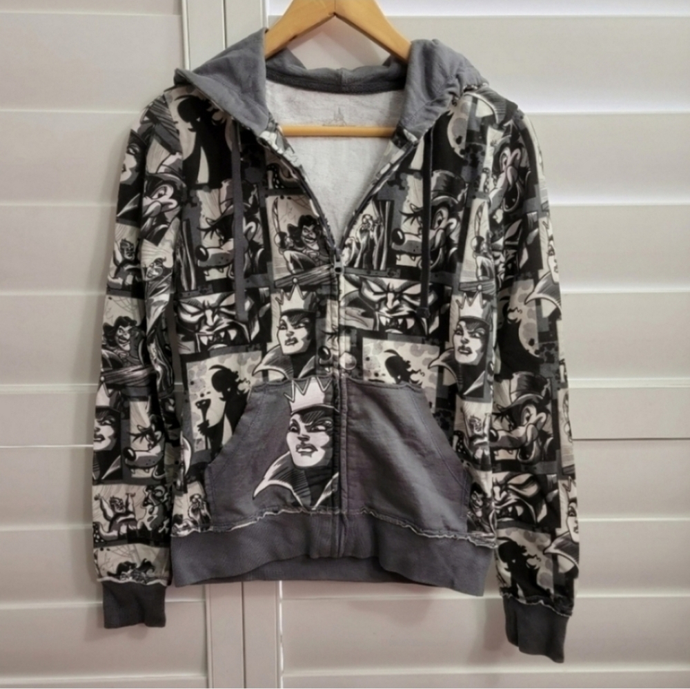 Disney villains full zip comic hoodie